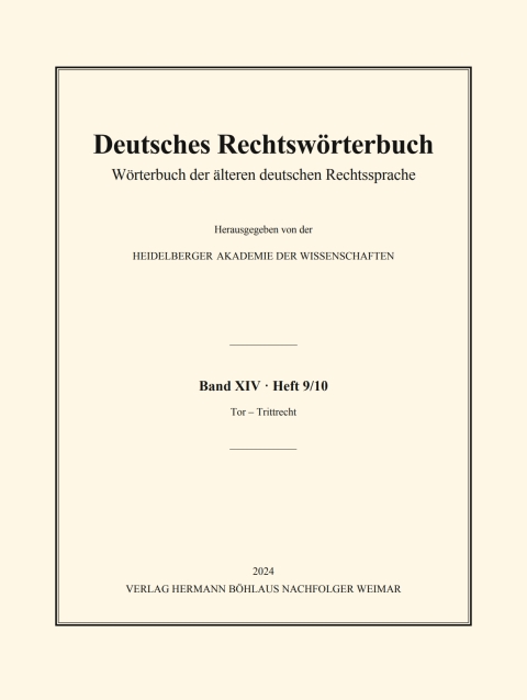 Cover image for book Deutsches Rechtswörterbuch