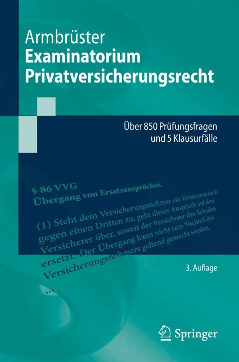 Cover image for book Examinatorium Privatversicherungsrecht