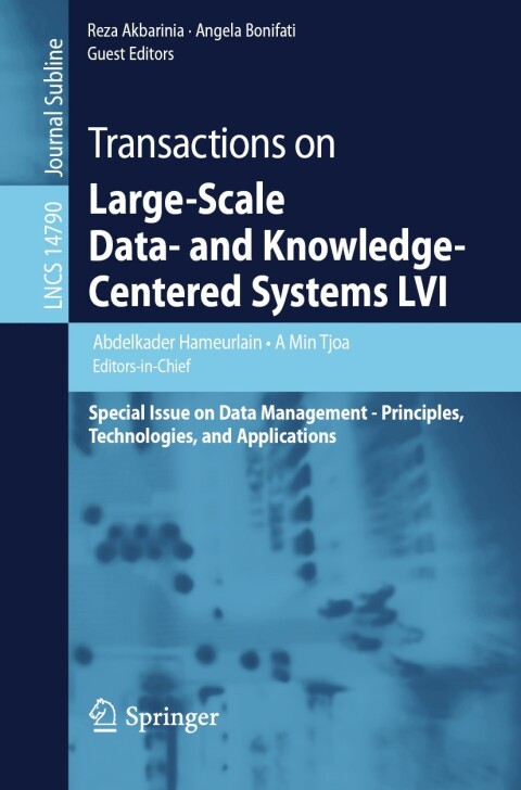 Cover image for book Transactions on Large-Scale Data- and Knowledge-Centered Systems LVI