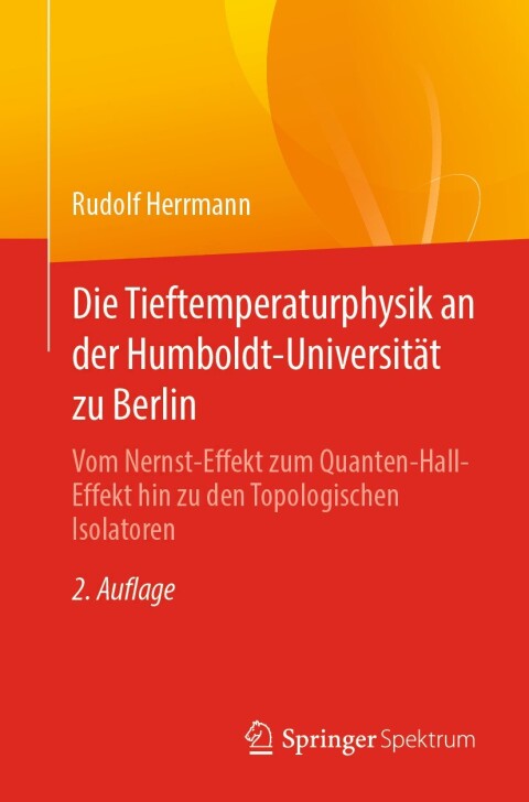 Cover image for book Die Tieftemperaturphysik an der Humboldt-Universität zu Berlin