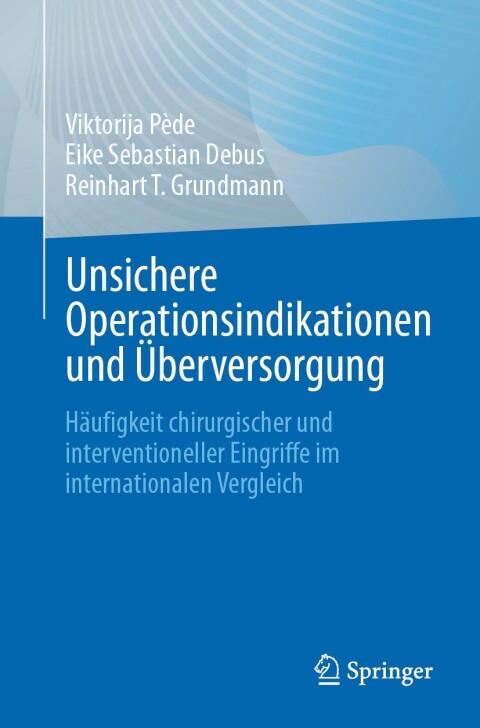 Cover image for book Unsichere Operationsindikationen und Überversorgung