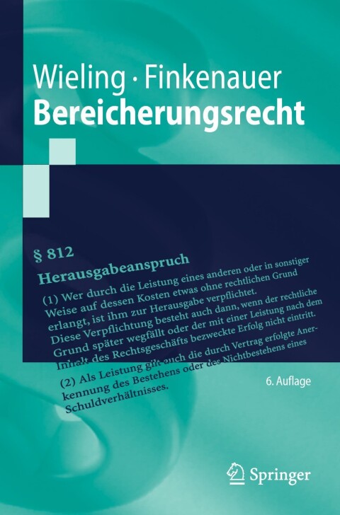 Cover image for book Bereicherungsrecht