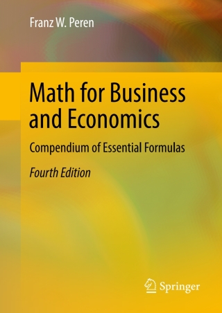 Math for Business and Economics