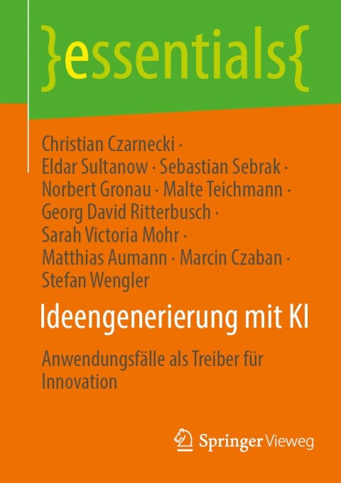 Cover image for book Ideengenerierung mit KI