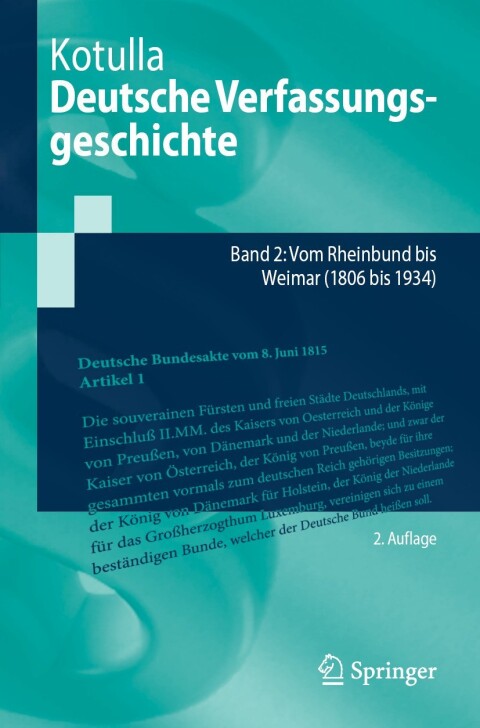 Cover image for book Deutsche Verfassungsgeschichte