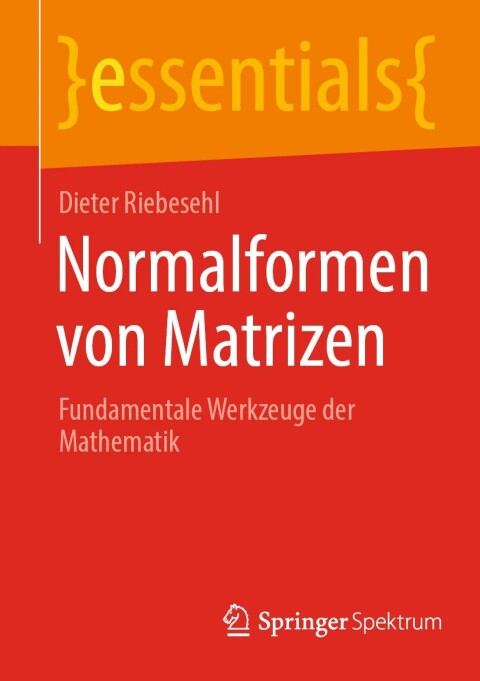 Cover image for book Normalformen von Matrizen