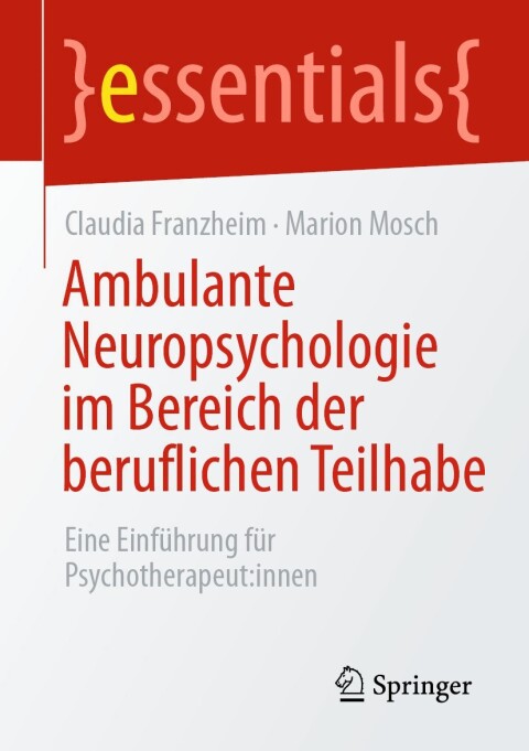 Cover image for book Ambulante Neuropsychologie im Bereich der beruflichen Teilhabe