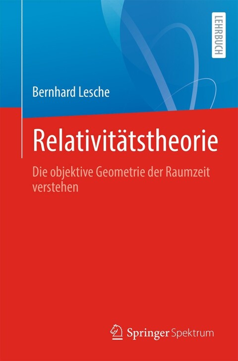 Cover image for book Relativitätstheorie