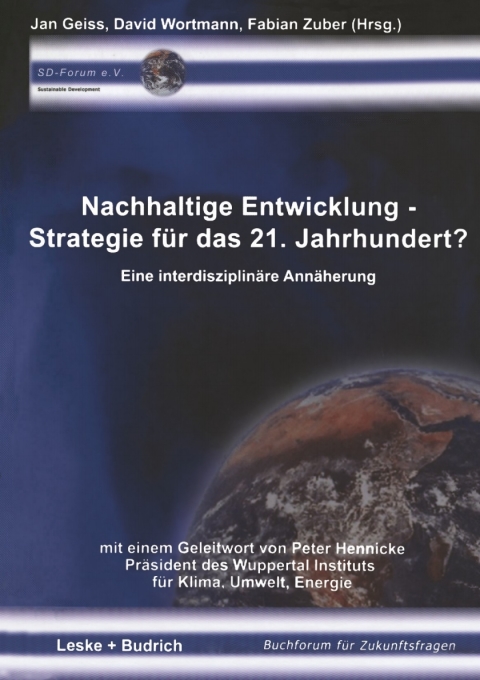 Cover image for book Nachhaltige Entwicklung — Strategie für das 21. Jahrhundert?