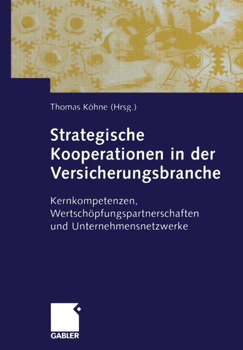 Cover image for book Strategische Kooperationen in der Versicherungsbranche