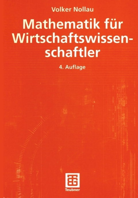 Cover image for book Mathematik für Wirtschaftswissenschaftler