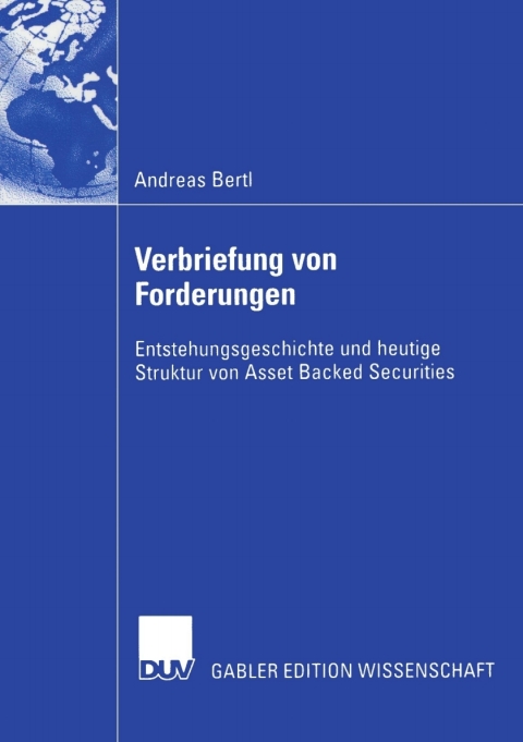 Cover image for book Verbriefung von Forderungen