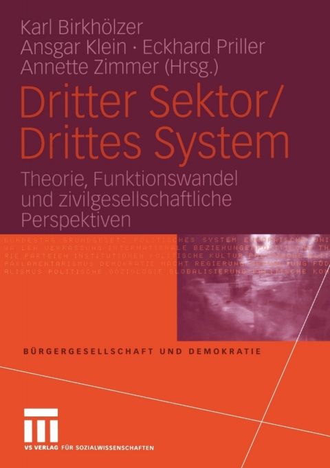 Cover image for book Dritter Sektor/Drittes System