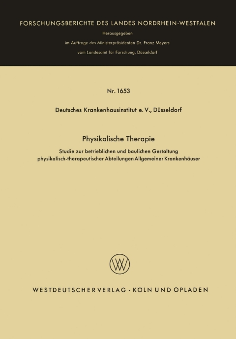 Cover image for book Physikalische Therapie