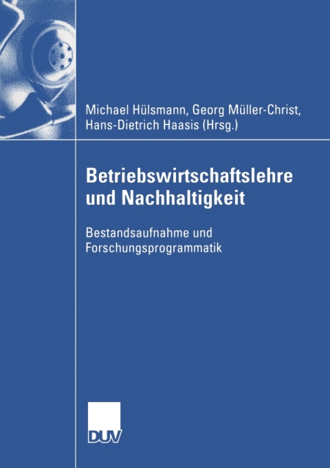Cover image for book Betriebswirtschaftslehre und Nachhaltigkeit