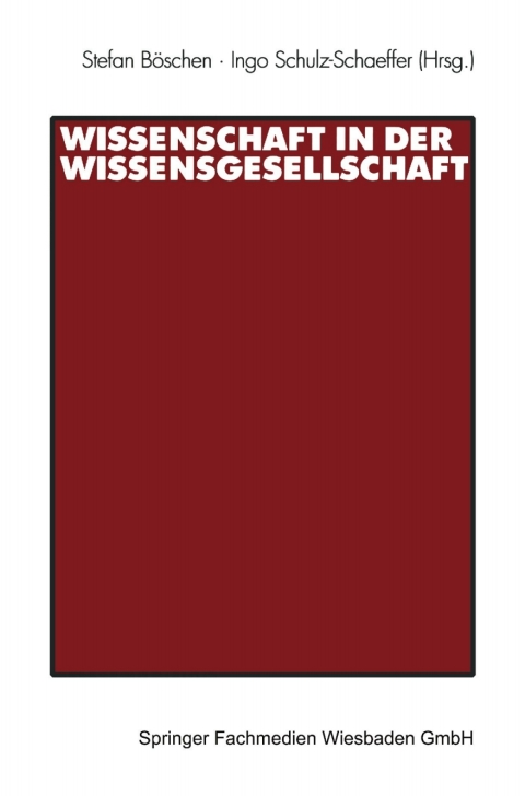 Cover image for book Wissenschaft in der Wissensgesellschaft