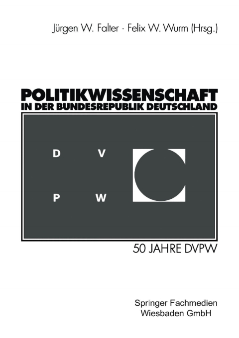 Cover image for book Politikwissenschaft in der Bundesrepublik Deutschland
