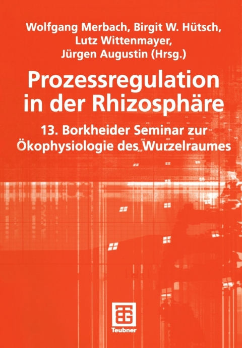Cover image for book Prozessregulation in der Rhizosphäre