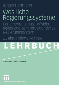 Cover image: Westliche Regierungssysteme 2nd edition 9783531142210