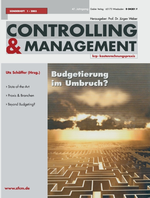 Cover image for book Budgetierung im Umbruch ?