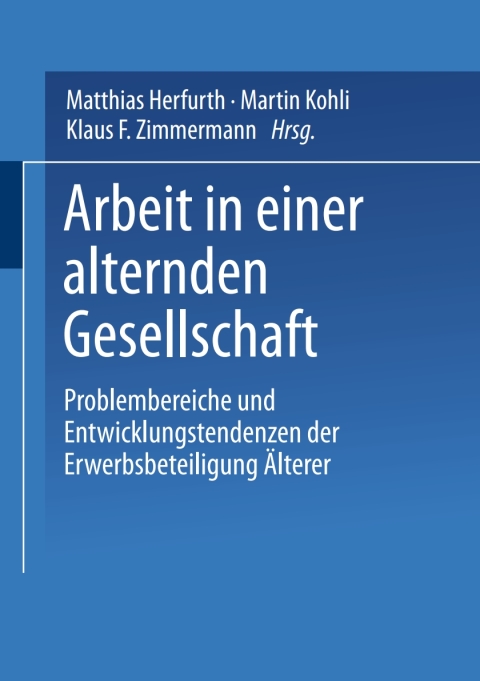 Cover image for book Arbeit in einer alternden Gesellschaft