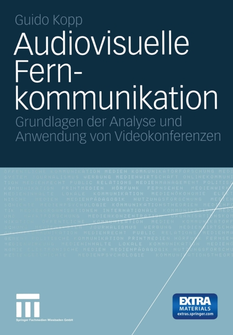 Cover image for book Audiovisuelle Fernkommunikation