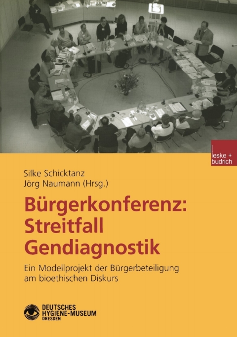 Cover image for book Bürgerkonferenz: Streitfall Gendiagnostik