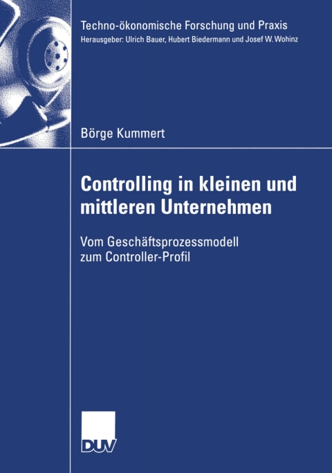 Cover image for book Controlling in kleinen und mittleren Unternehmen