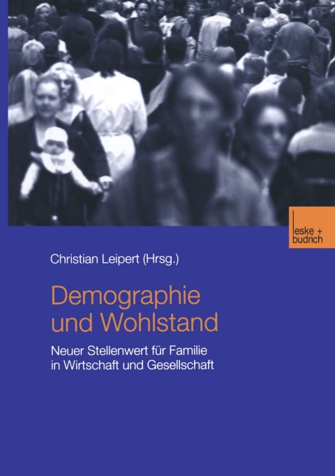 Cover image for book Demographie und Wohlstand