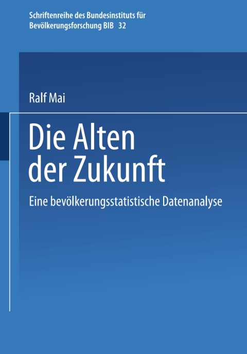 Cover image for book Die Alten der Zukunft