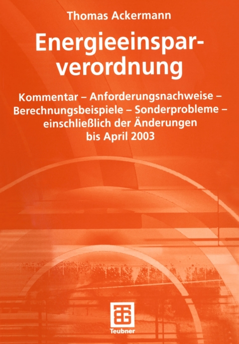Cover image for book Energieeinsparverordnung