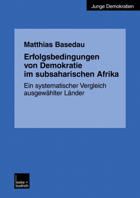 Cover image for book Erfolgsbedingungen von Demokratie im subsaharischen Afrika