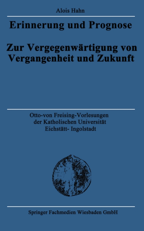 Cover image for book Erinnerung und Prognose