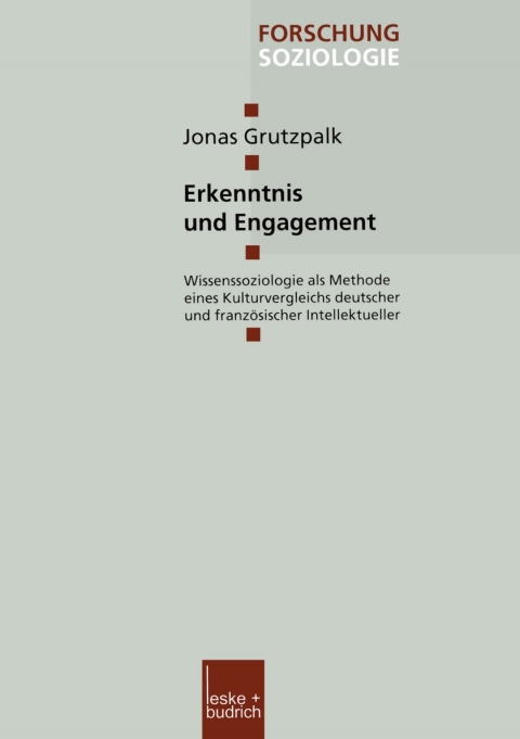 Cover image for book Erkenntnis und Engagement
