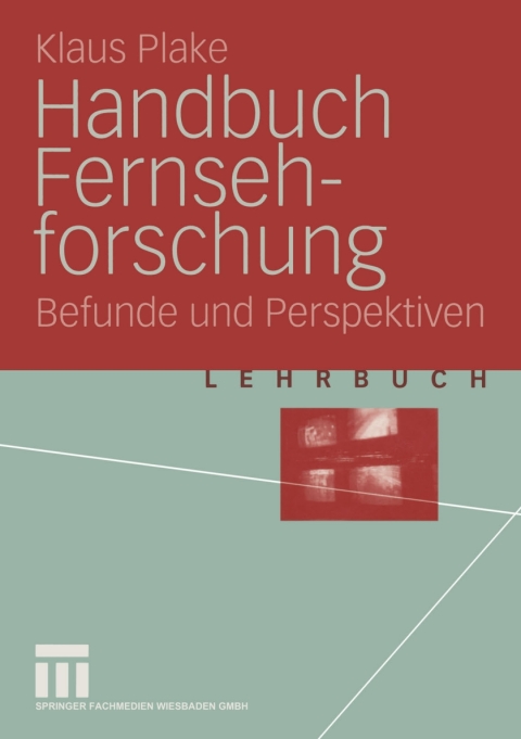 Cover image for book Handbuch Fernsehforschung
