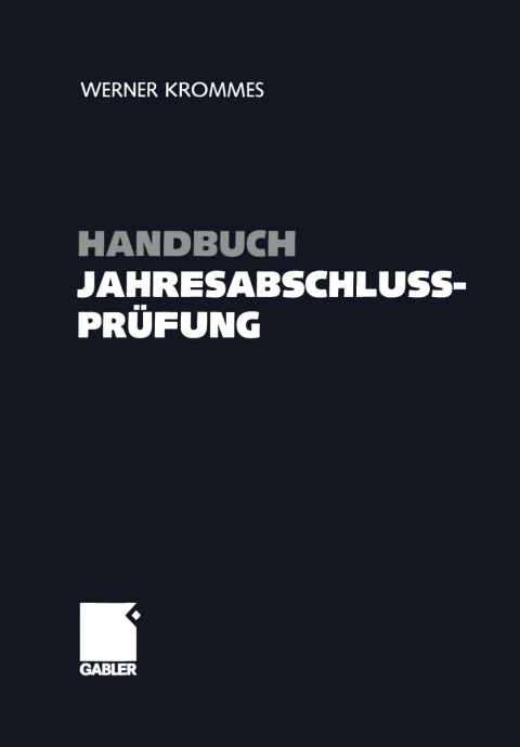 Cover image for book Handbuch Jahresabschlussprüfung