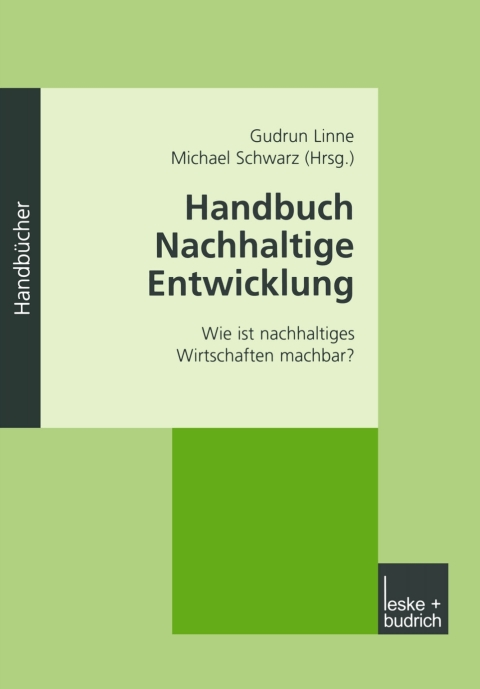 Cover image for book Handbuch Nachhaltige Entwicklung