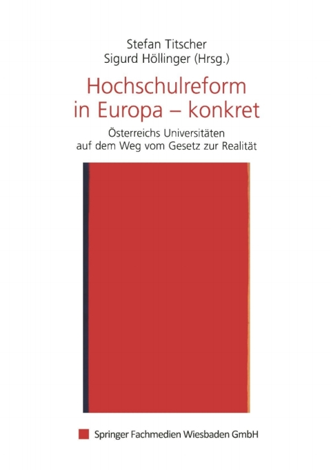 Hochschulreform in Europa â konkret 