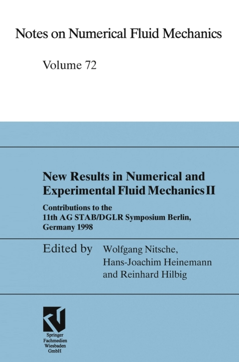 Cover image for book New Results in Numerical and Experimental Fluid Mechanics II