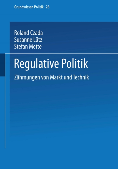 Cover image for book Regulative Politik