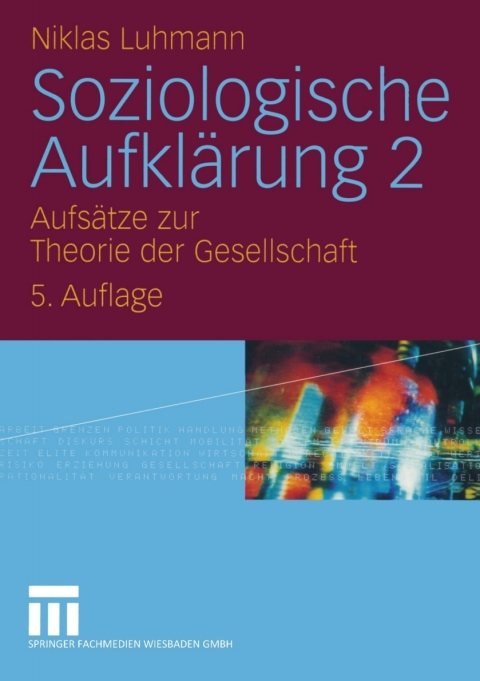 Cover image for book Soziologische Aufklärung 2