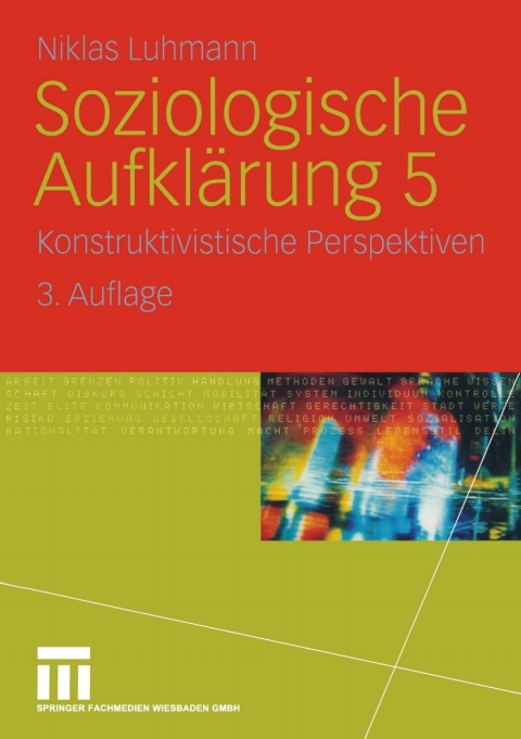 Cover image for book Soziologische Aufklärung 5