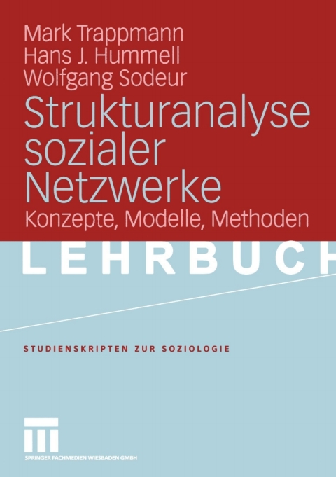 Cover image for book Strukturanalyse sozialer Netzwerke