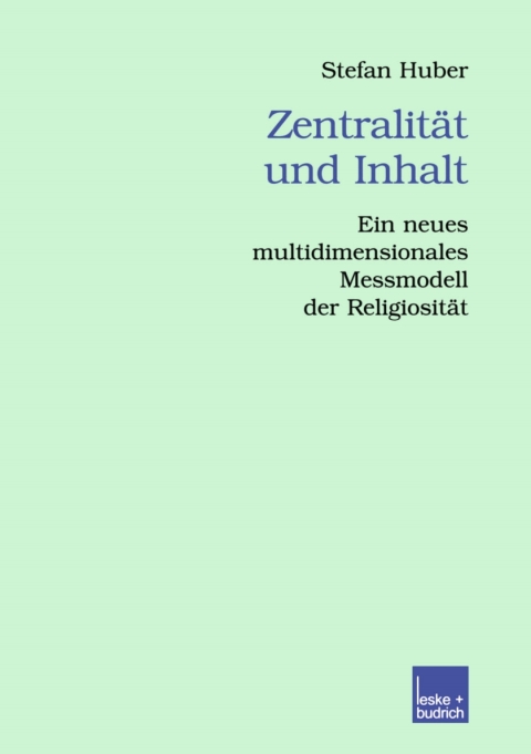 Cover image for book Zentralität und Inhalt