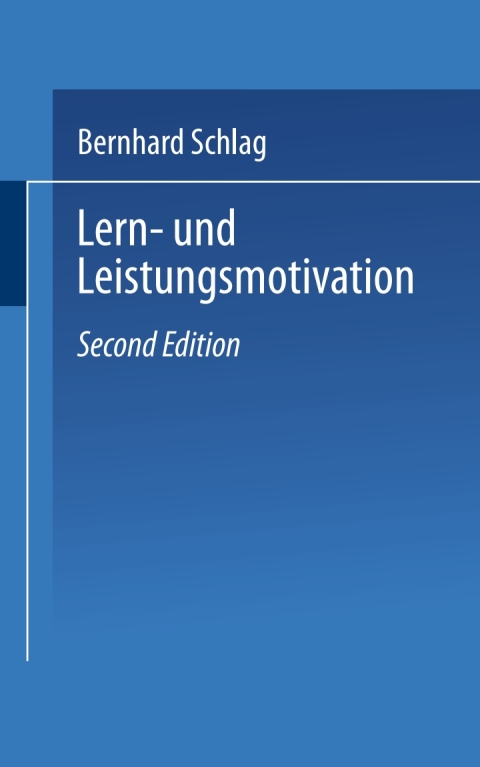 Cover image for book Lern- und Leistungsmotivation