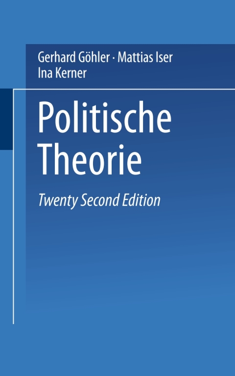 Cover image for book Politische Theorie