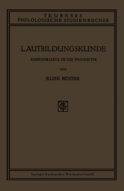 Cover image for book Lautbildungskunde