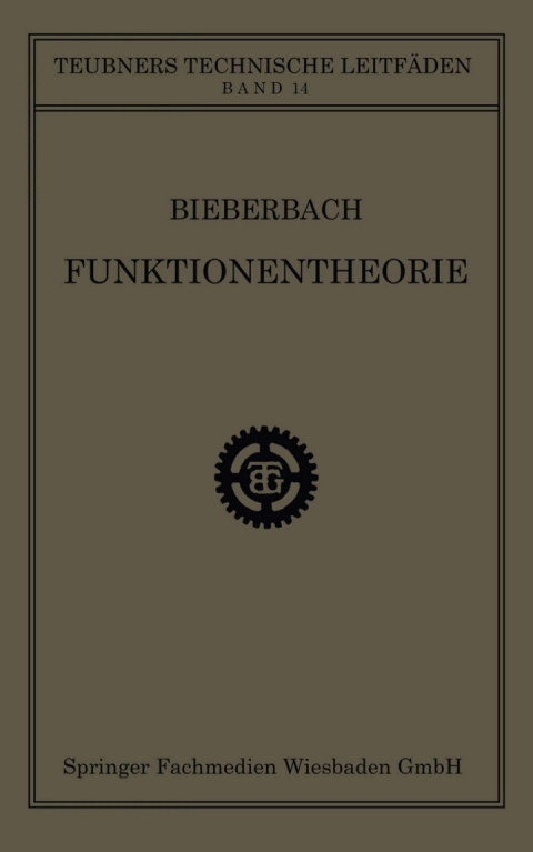Cover image for book Funktionentheorie