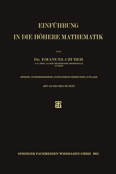 Cover image for book Einführung in die höhere Mathematik