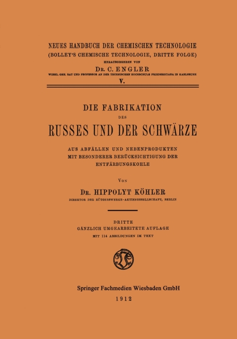 Cover image for book Die Fabrikation des Russes und der Schwärze